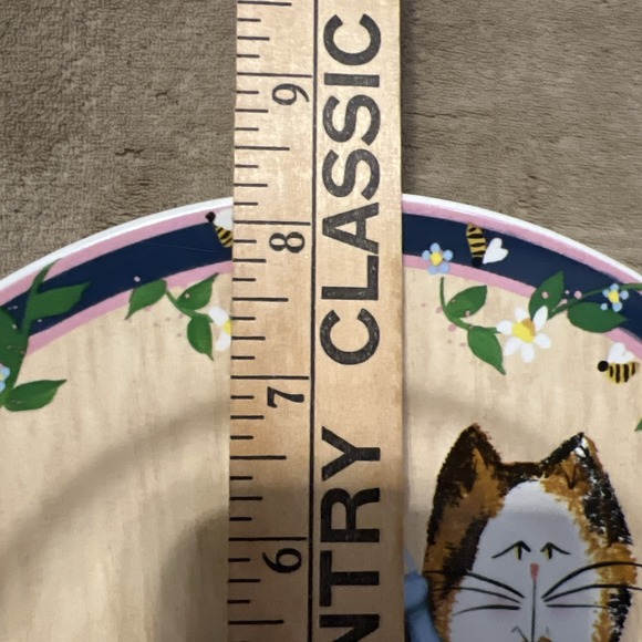Sakura Garden Cats Salad Dessert Plate 8" Calico - Picture 2 of 4